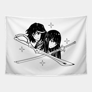 Kill la Kill black Tapestry