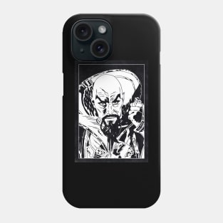 MING THE MERCILESS - Flash Gordon (Black and White) Phone Case