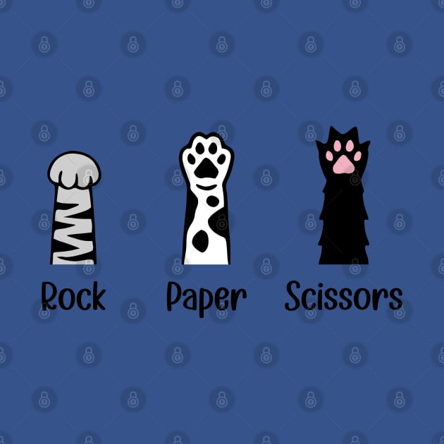 Rock Paper Scissors Cat Paws by KayBee Gift Shop