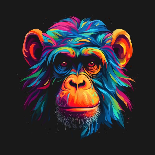 Neon Chimp #5 by Everythingiscute