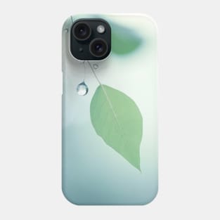 Leaf Water Drop Nature Serene Tranquil Phone Case