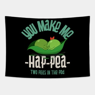 You make me happy - two peas in the pod Tapestry