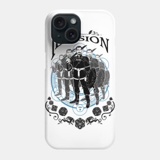 Illusion - D&D Magic School Series: Black Text Phone Case