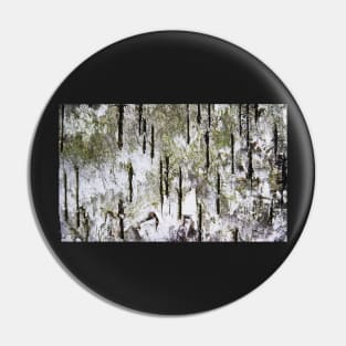 "Rebirth of a Forest" Abstract Found On Bark Pin