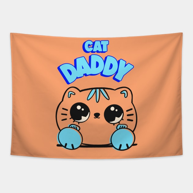 Cat Daddy Tapestry by Purrfect Shop