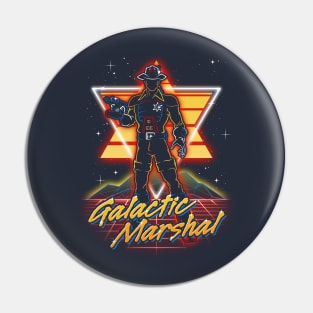 Retro Galactic Marshal Pin