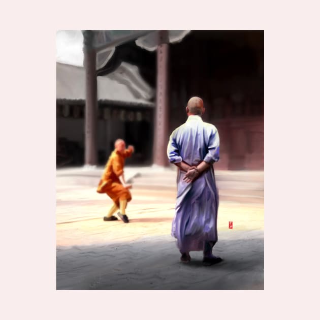Shaolin Monks by ILYOart