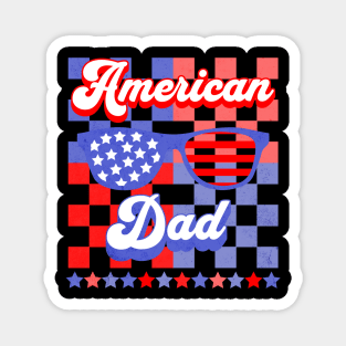 American Dad 4th of July Shirt Magnet