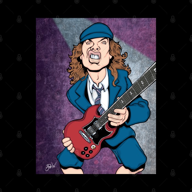 Angus Young by Parisi Studios