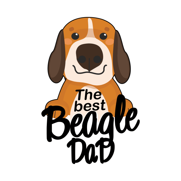 The Best Beagle Dad by cartoon.animal