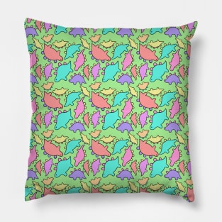 Cute Dinosaurs Pattern Pillow