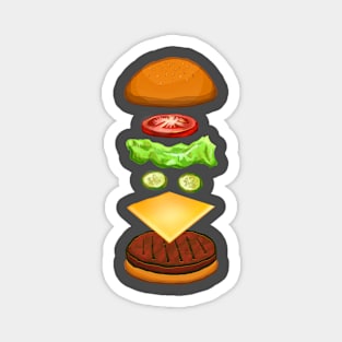 Anatomy of a Burger Magnet