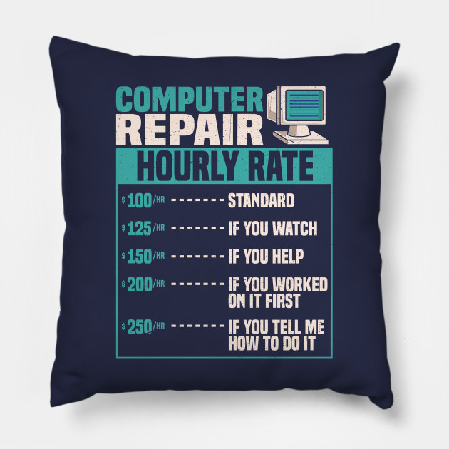 Computer Repair Hourly Rate Design Tech Gifts