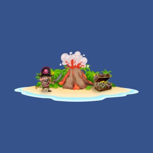 Pirate island and treasure T-Shirt