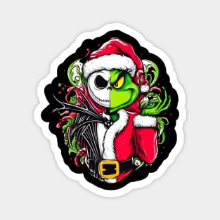 Grinch/Jack Skeleton Nightmare Before Christmas Magnet