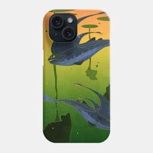 Glow Whale Leviathan Phone Case