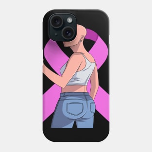 Breast Cancer Fighter Pink Ribbon Phone Case