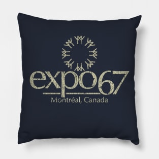 Expo 67 Montreal 1967 Pillow