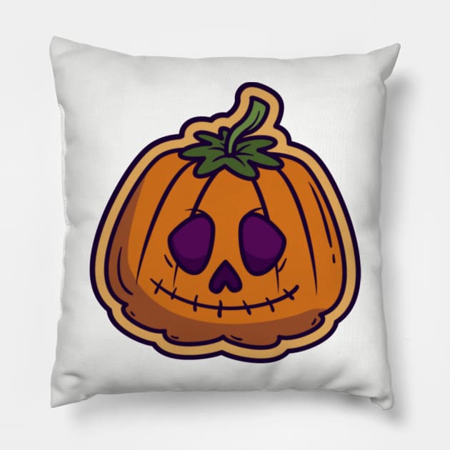Halloween Pumpkin Pillow by M_Mary
