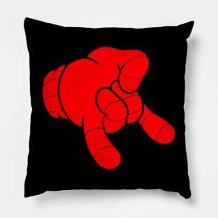 Web slinger rubber hose hand Pillow