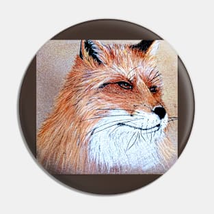 Red Fox Pin