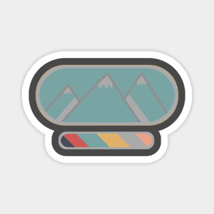 Simple Mountain Design Magnet