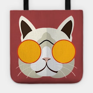 Cute Cat Face Mask Tote