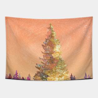 One christmas tree Tapestry