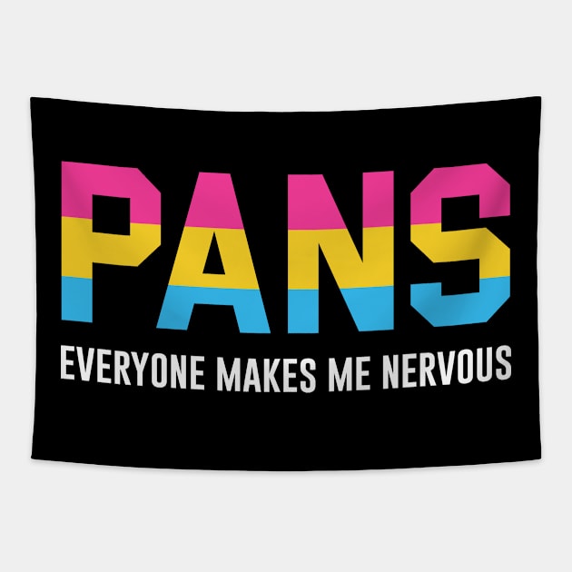 Pans Everyone Makes Me Nervous Tapestry by produdesign