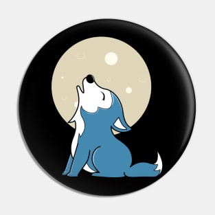 Baby Wolf Moon Pin