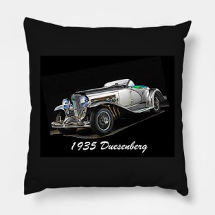 1935 Duesenberg Roadster Car Pillow