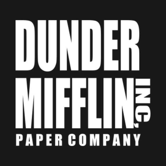 Dunder Mifflin - Dunder Mifflin Paper Company - T-Shirt | TeePublic