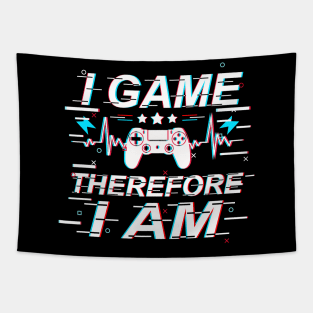 I Game Therefore I Am Tapestry