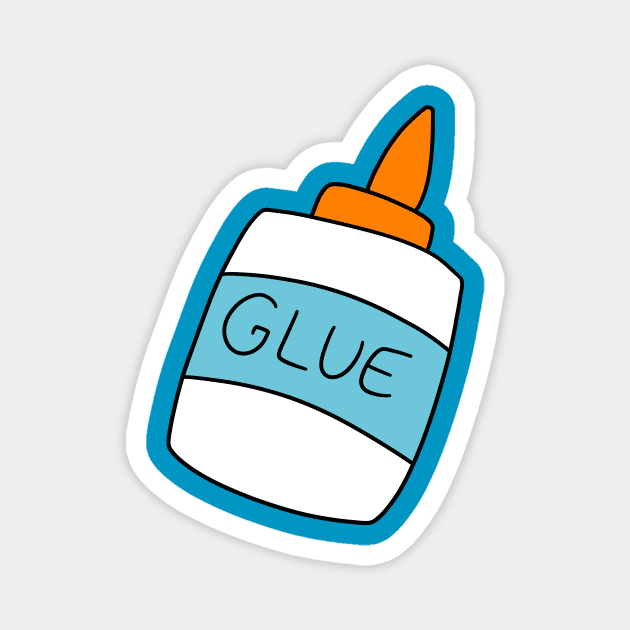 Glue Bottle Magnet by saradaboru