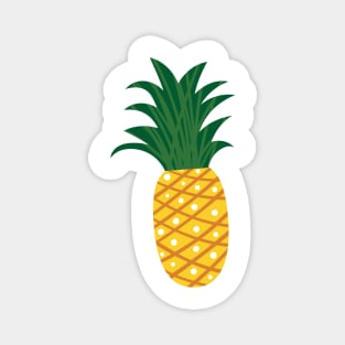 Graphic Scribble Pineapples Magnet