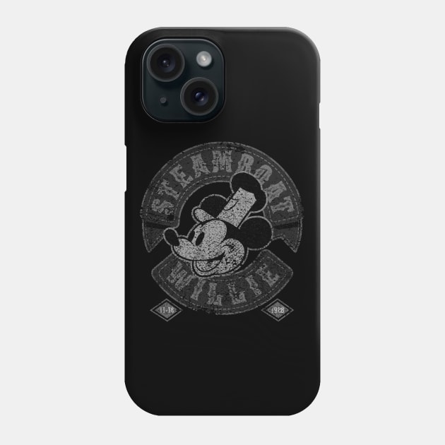 Steamboat Willie distressed design Phone Case by CartoonCapo