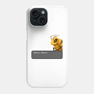 Talking to the Bees in pixel art Phone Case