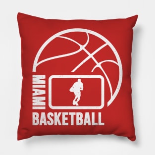 Miami Basketball 02 Pillow