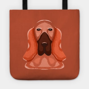 Bloodhound dog Tote