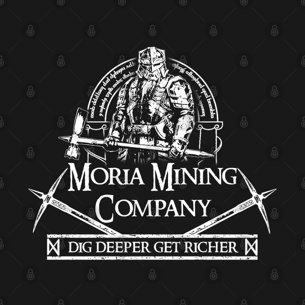 Discover MORIA MINING COMPANY - Lotrshirt - T-Shirt