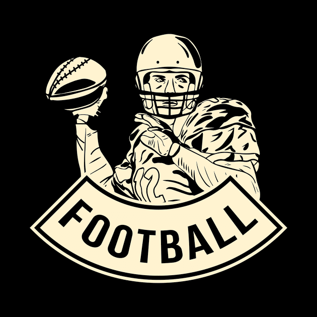 Football Player by HBfunshirts