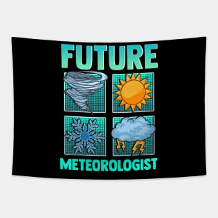 Funny Future Meteorologist Tornado Storm Weather Tapestry