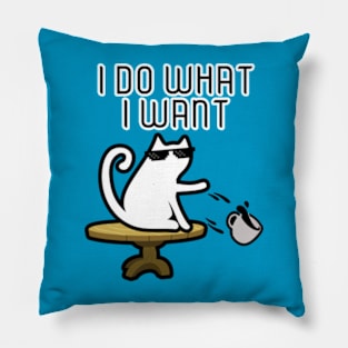 I Do What I Want Pillow