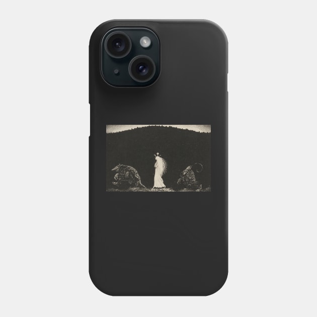 One evening around midsummer, they went with Bianca Maria deep into the forest, 1913 John Bauer Phone Case by immortalpeaches