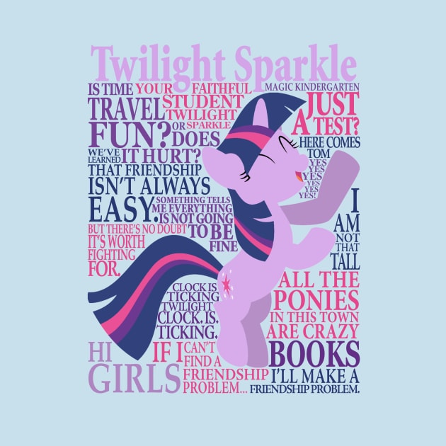 Many Words of Twilight Sparkle by ColeDonnerstag