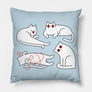 meme cats Pillow