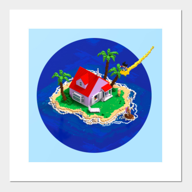 Kame House Dragon Ball Posters And Art Prints Teepublic