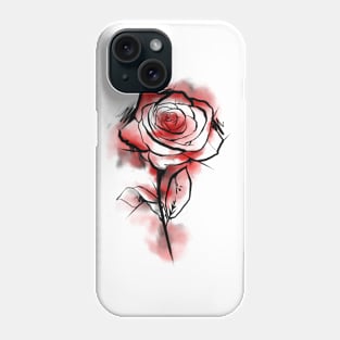 WaterColour Rose Phone Case