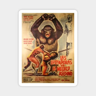 Lucha Poster Magnet