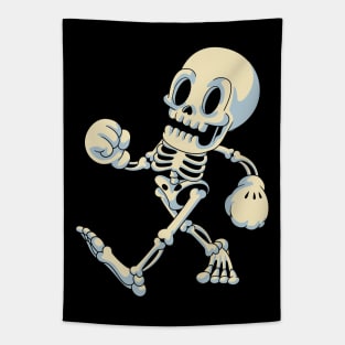 Funny Skeleton Halloween Tapestry